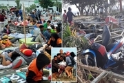 تصاویری دلخراش از اندونزی/ افزایش تلفات سونامی