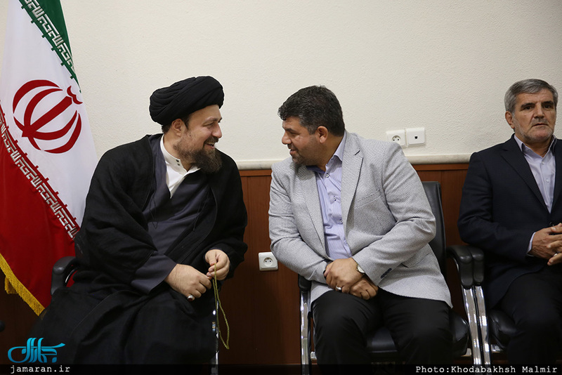 دیدار صمیمانه ملی پوشان تیم تیر اندازی اعزامی به مسابقان آسیایی با سید حسن خمینی