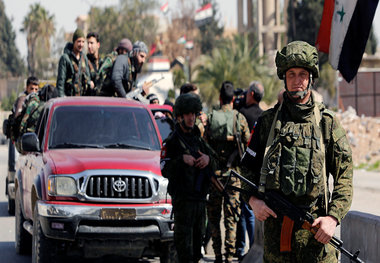 خروج بیش از 300 غیرنظامی از غوطه شرقی/کشته شدن 8 نیروی مردمی سوریه در بمباران ترکیه/ هشدار روسیه به آمریکا

