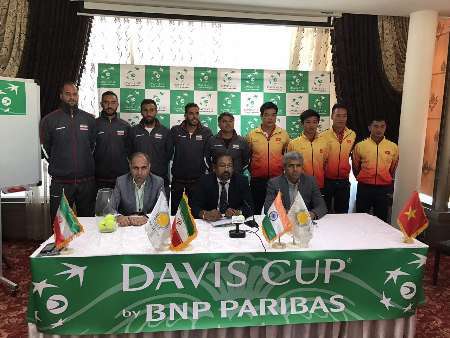 قرعه کشی رقابت‌های تنیس جام دیویس آسیا و اقیانوسیه در اصفهان برگزار شد