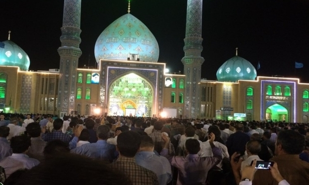احیای عرفانی نیمه شعبان در مسجد جمکران برگزار شد