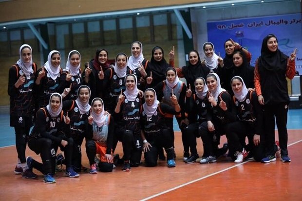 قهرمانی سایپا در لیگ برتر والیبال بانوان 
