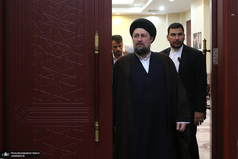 دیدار رییس دانشگاه آزاد اسلامی با سید حسن خمینی