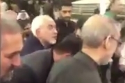  لحظه ورود ظریف به حرم امام حسین (ع)، در حاشیه سفر به عراق