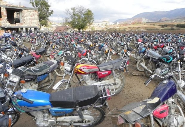 30 هزار موتورسیکلت توقیفی در پارکینگ های قم وجود دارد