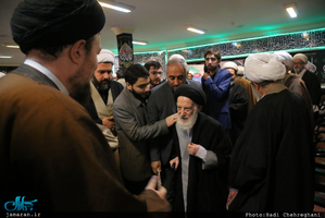 مراسم دومین سالگرد ارتحال آیت الله سید محمد باقر خوانساری(ره) با حضور سید حسن خمینی 