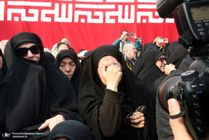 مراسم تشييع شهيد درياسالار علی شمخانی در امام زاده صالح (ع)