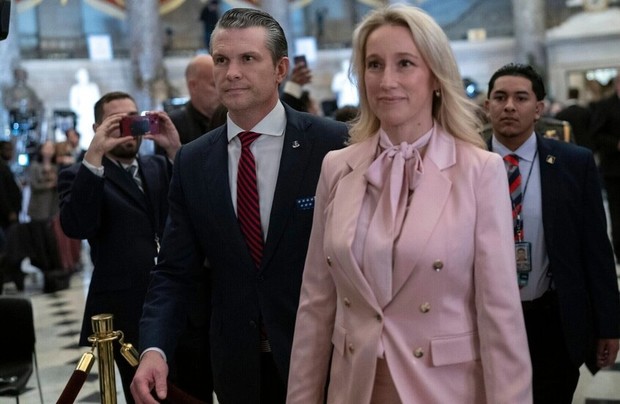 رسوایی جدید در دولت ترامپ: وزیر دفاع همسرش را به جلسات نظامی محرمانه می‌برد