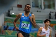 مرادی قهرمان دوی ۱۵۰۰ متر شد/ نیادوست برنز گرفت