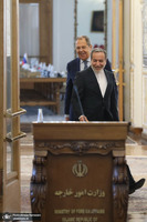 نشست خبری مشترک وزرای خارجه ایران و روسیه