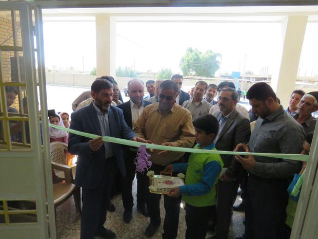 مدرسه روستای آبید علیباز گتوند پس از سه سال تکمیل و افتتاح شد