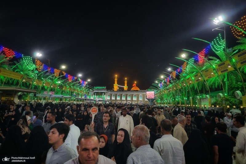 شب میلاد امام دضا (ع) در کربلا