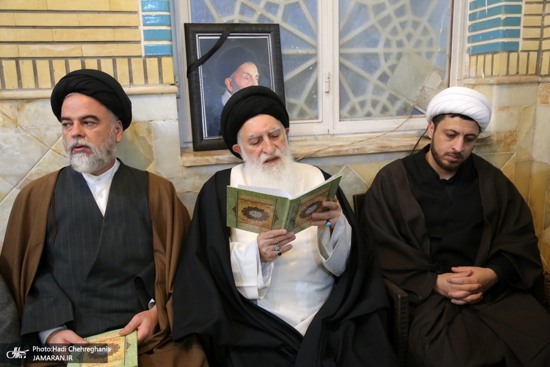 مراسم شب هفتم آیت الله سید ابوالفضل میرمحمدی(ره) در قم