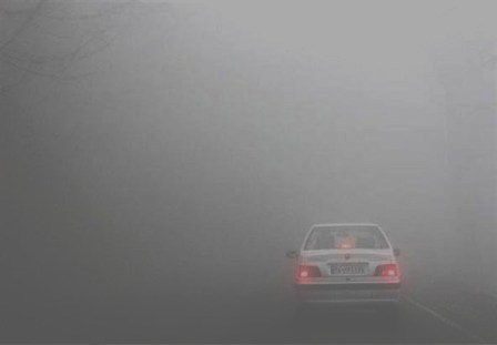 باران و مه در برخی جاده های خراسان رضوی