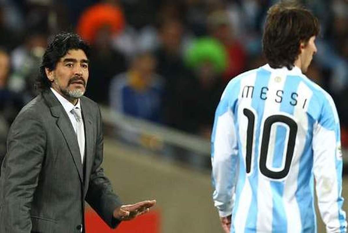 مارادونا: مسی بهترین است