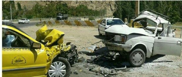 حادثه رانندگی در شمال دامغان یک کشته و سه مجروح داشت