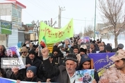 خروش حماسی مردم سلماس در راهپیمایی ۲۲ بهمن