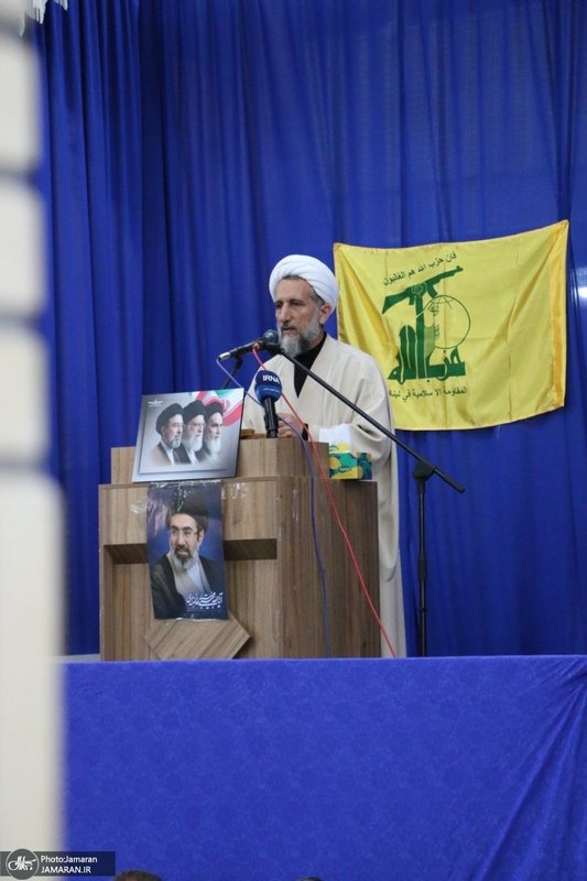 مراسم سی و هفتمین سالگرد بزرگداشت امام خمینی (س) در روستای خیارج استان قزوين