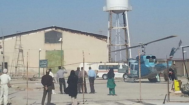 انتقال بیمار سوختگی 75 درصدی با بالگرد ازبوشهر به گناوه