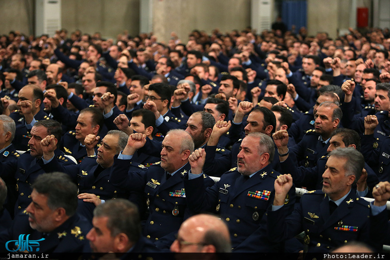 دیدار فرماندهان و کارکنان نیروی هوایی ارتش با رهبر معظم انقلاب