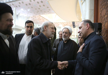 مراسم چهلمین روز در گذشت نوه قدرت الله علیخانی در حرم مطهر امام خمینی (س) 