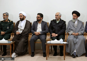 دیدار اعضای ستاد کنگره شهدای استان هرمزگان با رهبر معظم انقلاب