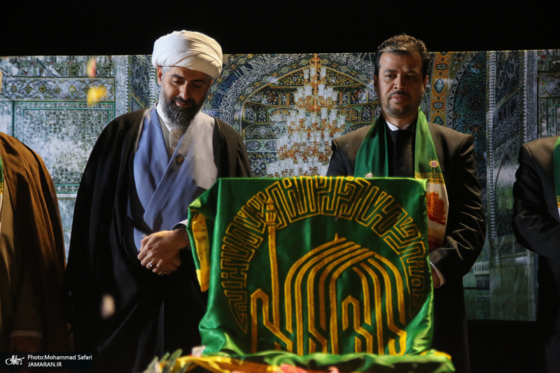 مراسم عقد زوج های جوان فسایی با حضور خادمین امام رضا (ع)