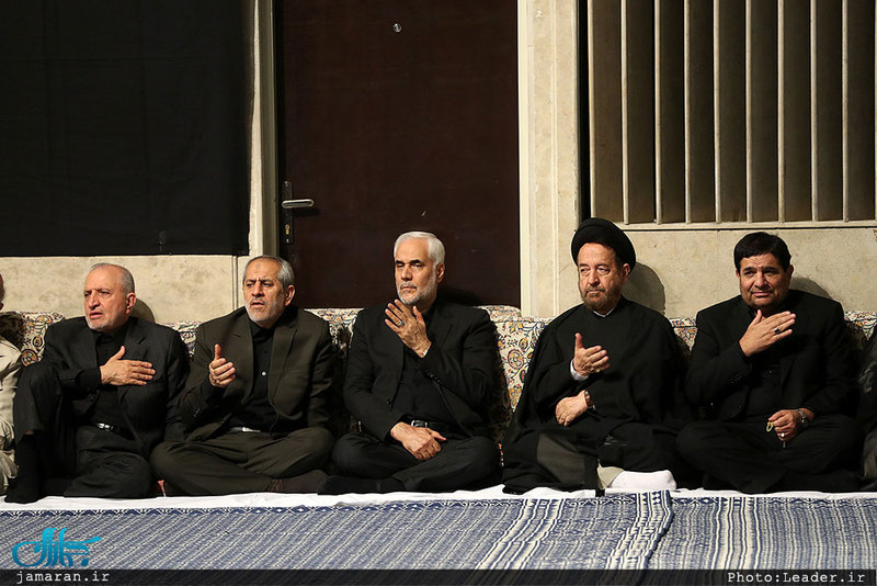 اولین شب مراسم عزاداری حضرت اباعبدالله الحسین(ع) با حضور رهبر معظم انقلاب