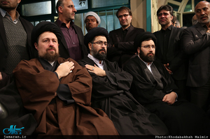 مراسم وداع با پیکر آیت الله هاشمی رفسنجانی(ره) در حسینیه جماران-16