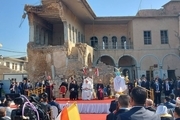 پاپ کبوتر سفید صلح را از میان آوارهای موصل آزاد کرد+عکس