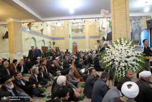 مراسم شب هفتم آیت الله سید ابوالفضل میرمحمدی(ره) در قم