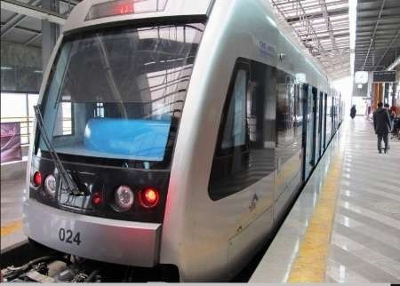 افزایش سرویس دهی خط دوم قطار شهری مشهد