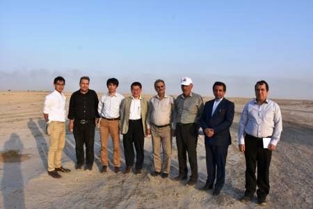بازدید هیئت ژاپنی از اقدامات مقابله با گرد و غبار در خوزستان