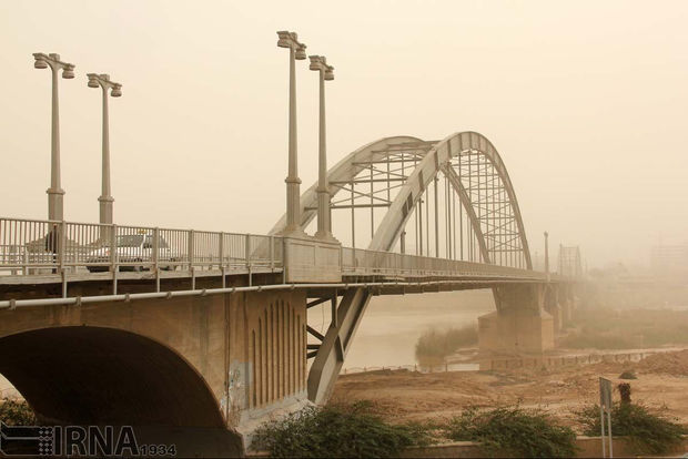 وقوع گردوغبار در هشت شهر خوزستان