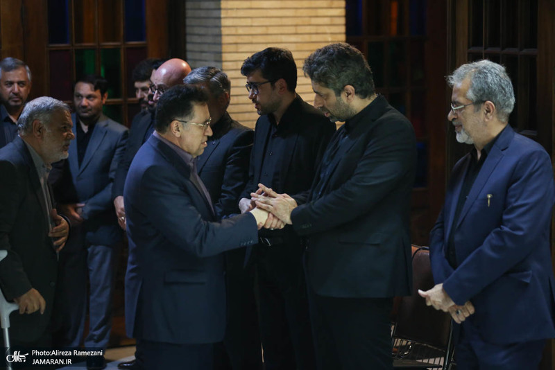 مراسم ختم مادر مهدی طباطبایی