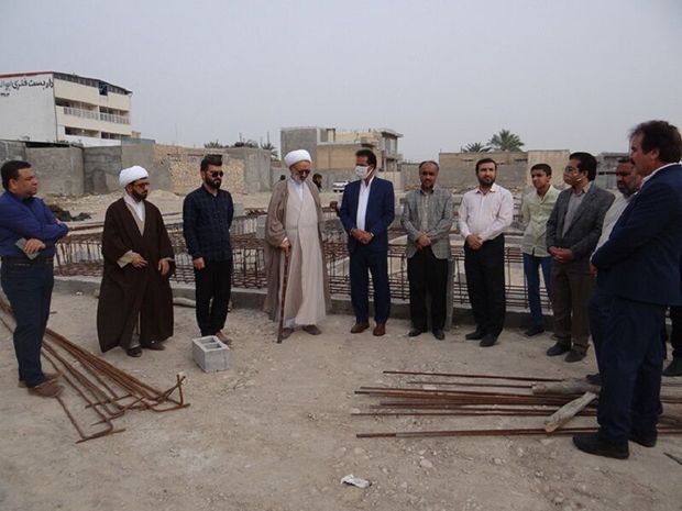 عملیات اجرایی مسجد بازار خورموج آغاز شد