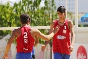 قهرمانی تیم والیبال ساحلی زیر ۱۹ سال ایران در آسیا
