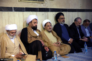 گردهمایی روحانیون حامی مسعودپزشکیان در حسینیه جماران