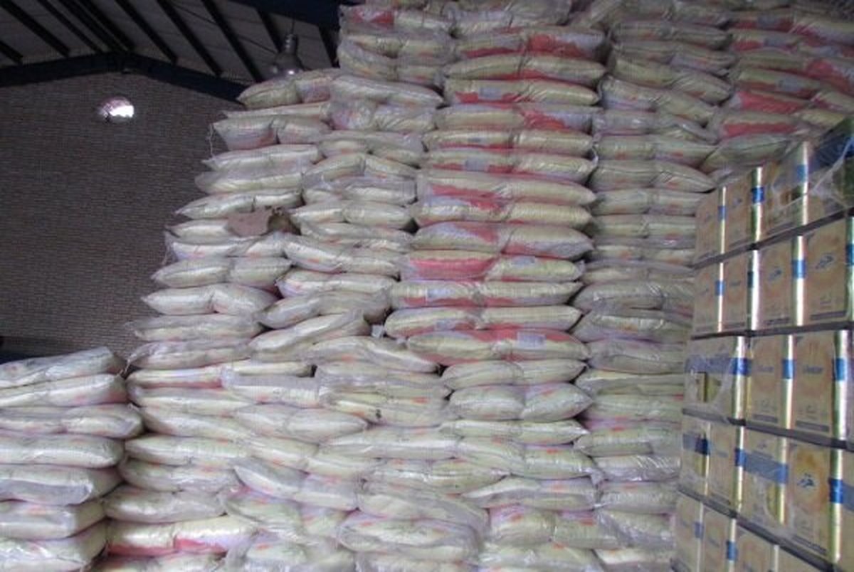 کشف ۴۵ تن برنج احتکار شده در مریوان