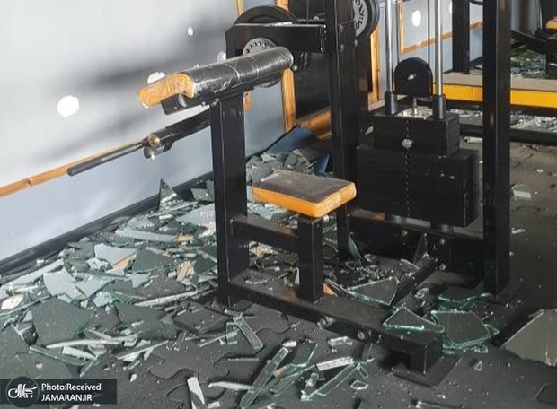 آسیب حملات دشمن به کمپ و ساختمان بازسازی شده فدراسیون وزنه‌برداری+ عکس