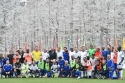 دیدار دوستانه اسطوره‌های فوتبال قبل از برگزاری مراسم بهترین‌ها + تصاویر