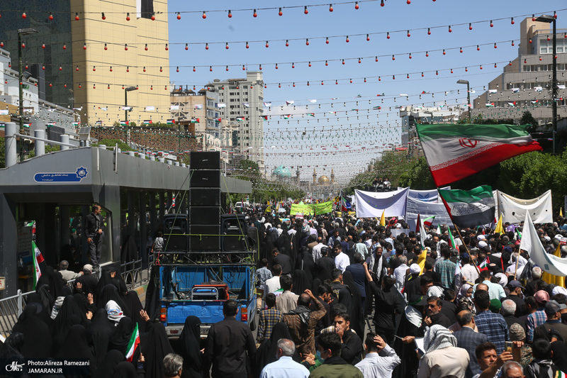 راهپیمایی با شکوه روز قدس در مشهد