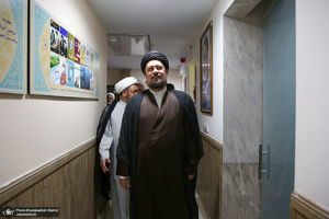 بازدید سید حسن خمینی از موسسه تنظیم و نشر آثار امام خمینی (س)