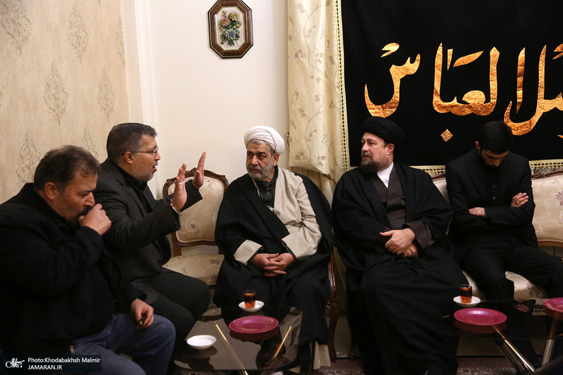 حضور سید حسن خمینی در منزل مرحوم حسن محققی‎‎