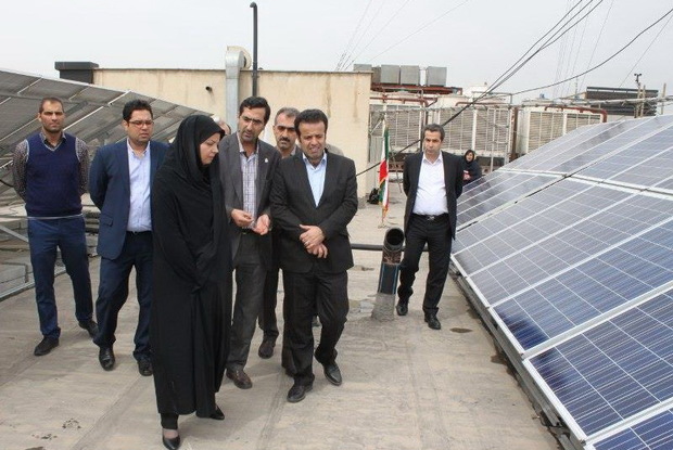 2 نیروگاه خورشیدی در منطقه هفت شهرداری تهران افتتاح شد