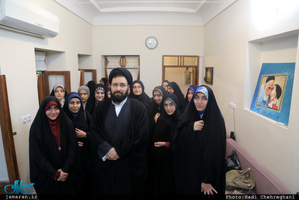 دیدار انجمن اسلامی دانشجویان دانشگاه شهید بهشتی با سید علی خمینی 