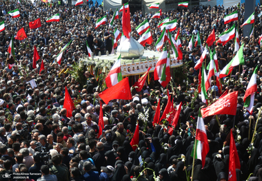 مراسم تشییع پیکر مطهر شهیدان میلاد حیدری و مقداد مهقانی جعفرآبادی