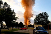 عکس/ انفجار در ایالت ویسکانسین آمریکا
