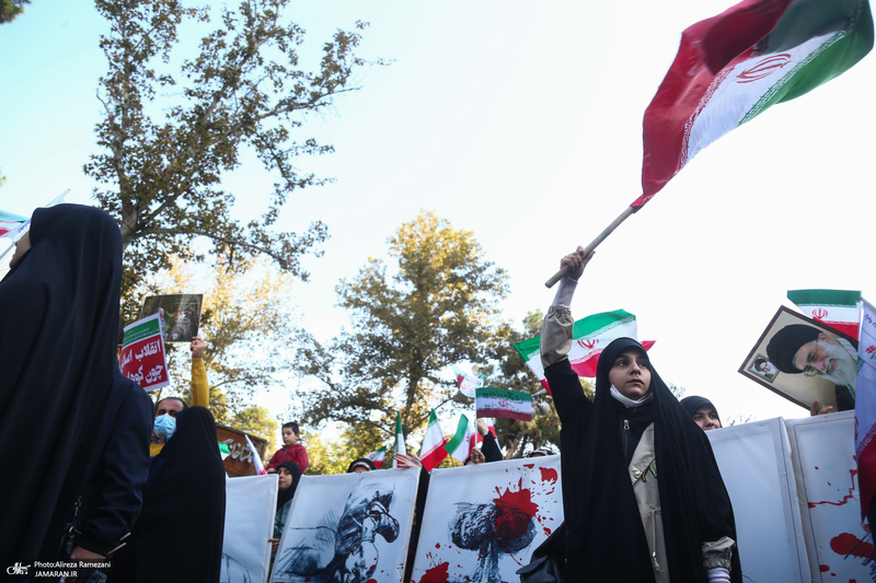 راهپیمایی باشکوه 13 آبان در تهران -2