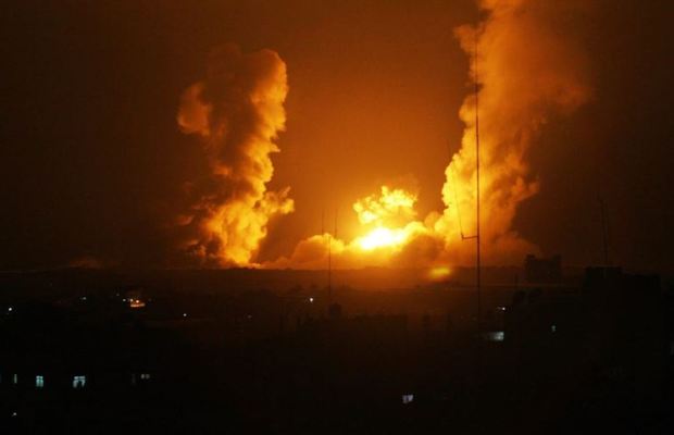 حمله جنگنده های رژیم صهیونیستی به جنوب غزه